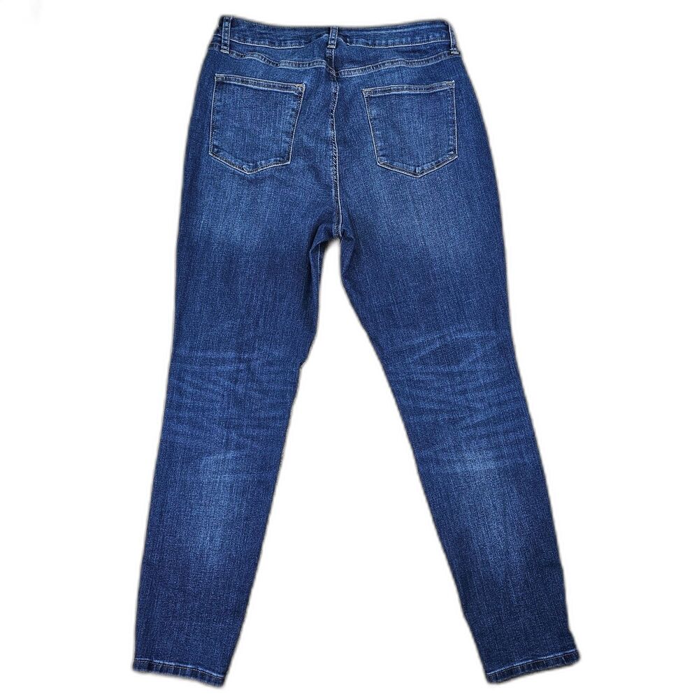 Sonoma Curvy Skinny Jeans Women's 12R Blue Mid Rise Stretch Denim 30x28 - Picture 3 of 12